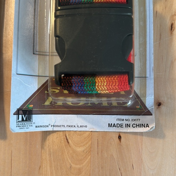 Rainbow Luggage Strap Set of 2 Sealed Quick Release Buckle - Picture 3 of 4
